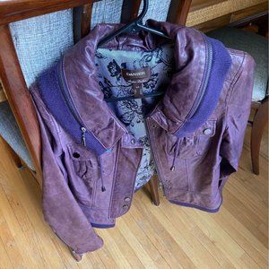 2006-ish leather bomber jacket